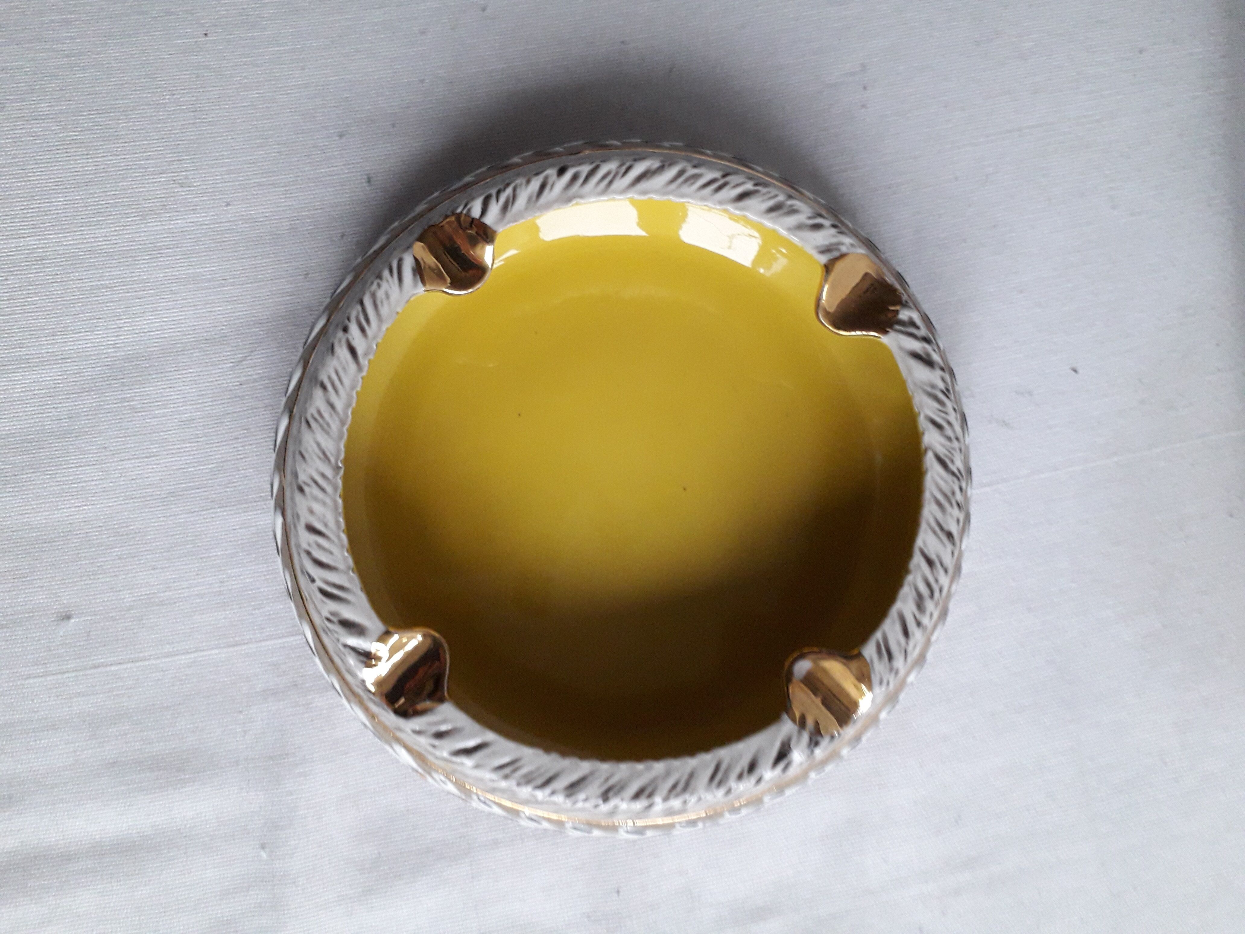Vintage ashtray signed Jacques Breugnot