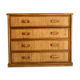 Vintage rattan chest of drawers