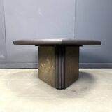 Paul Kingma attributed triangular coffee table, 1980s