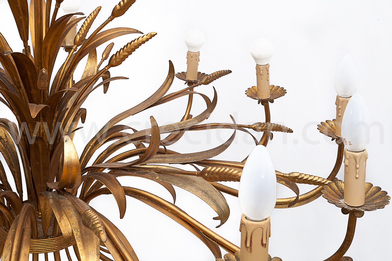 Chandelier sheaf of wheat 12 fires