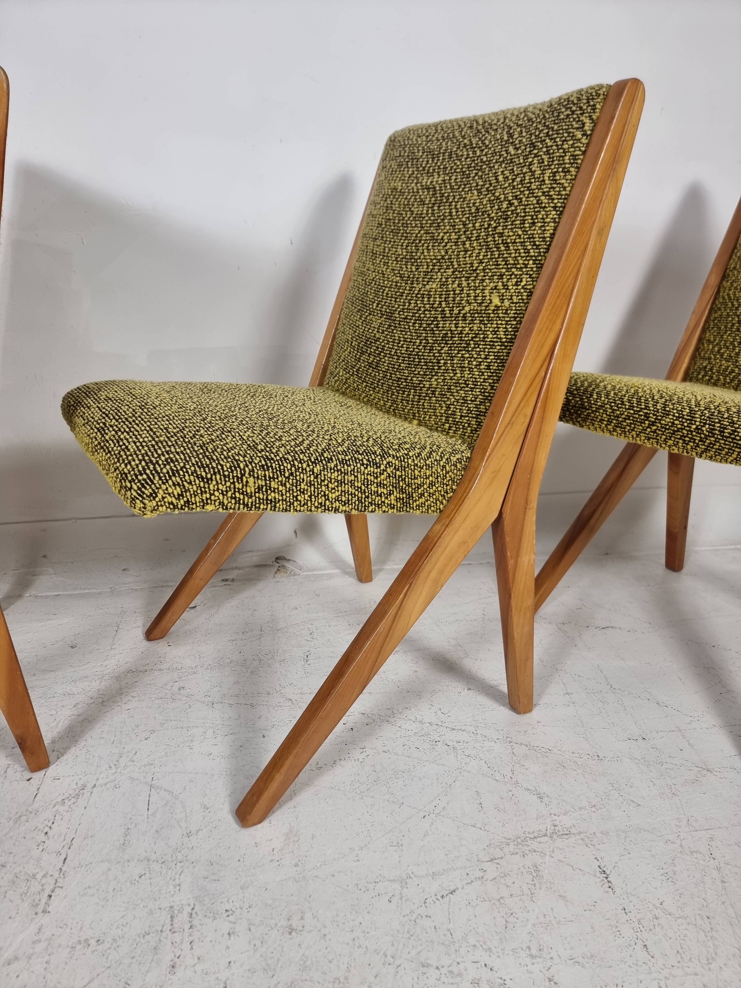 Vintage Chairs, 1970s, Set of 4
