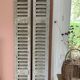 Set of 2 large old louvered shutters
