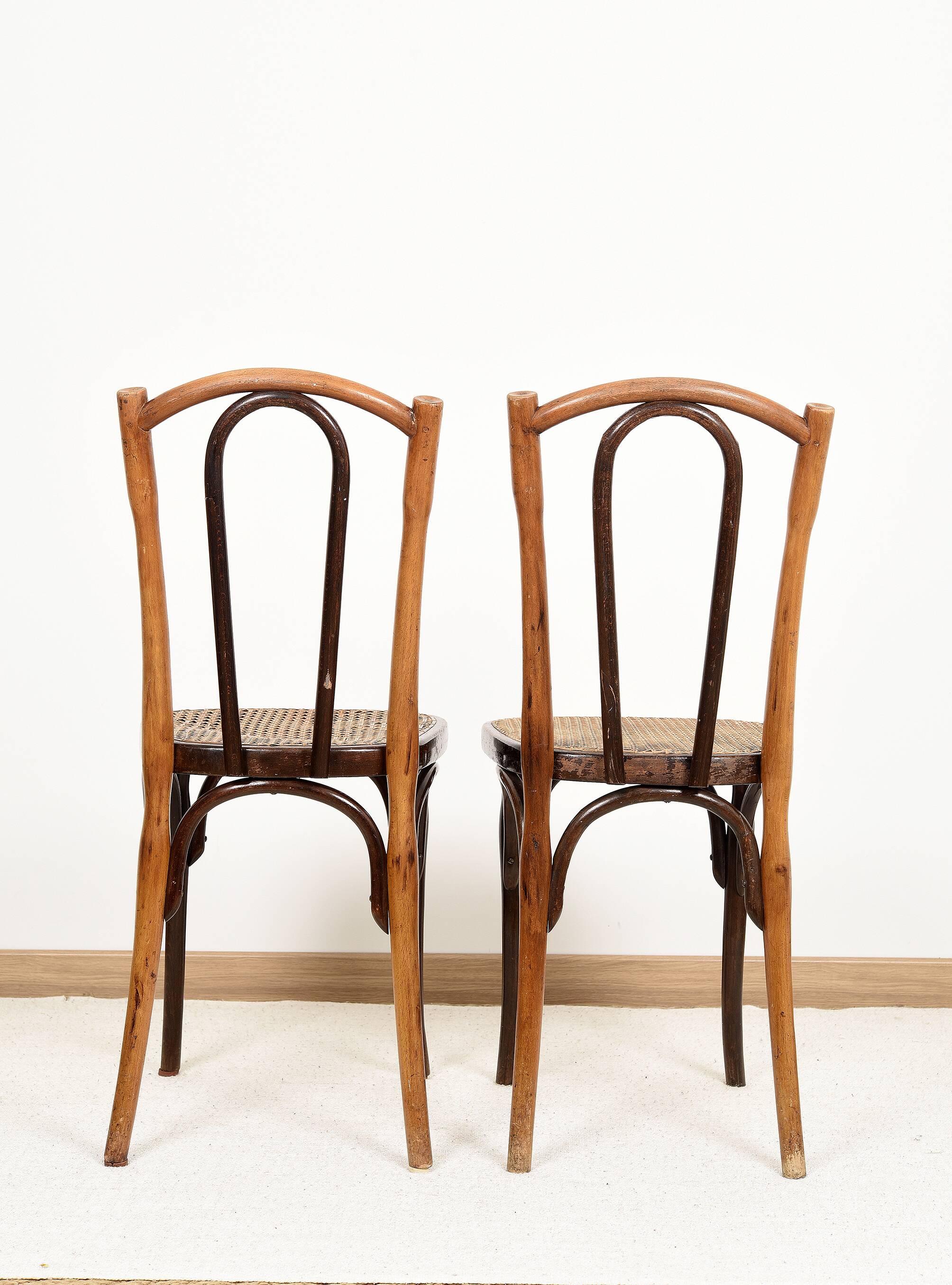 JJ bistro chairs. KOHN bentwood