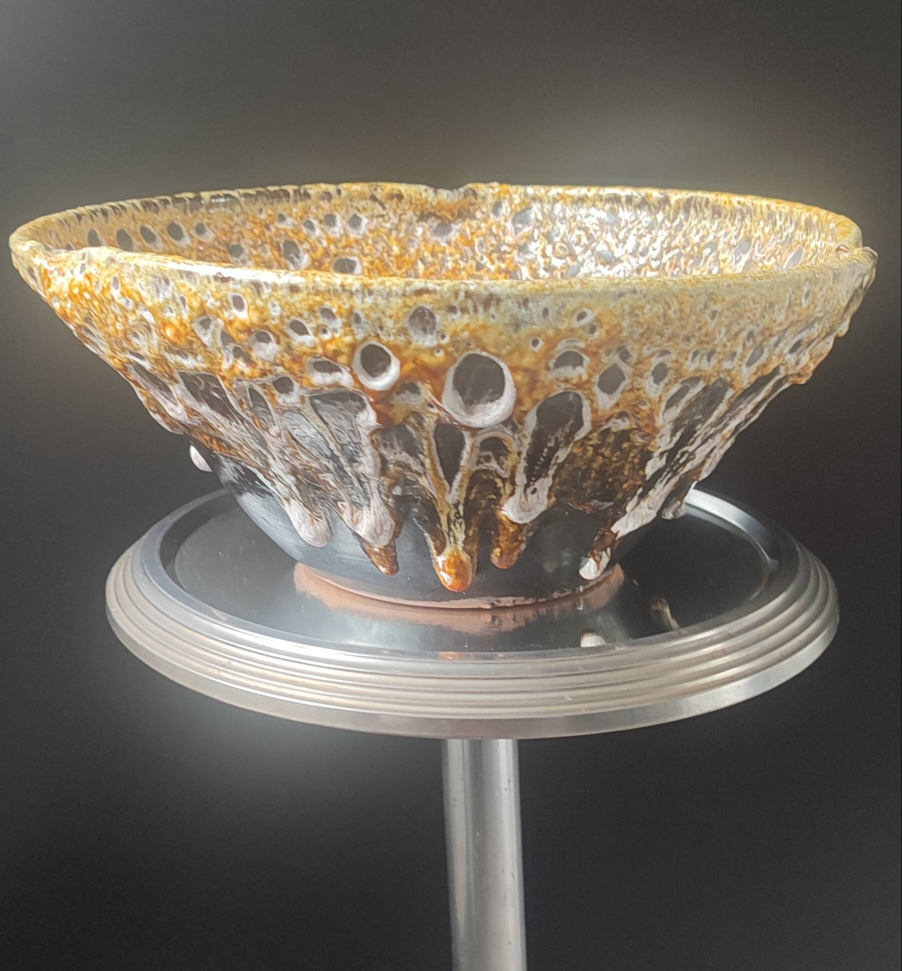 Large Coupe "Fat Lava" Volcanic Character Piece (1960/70)