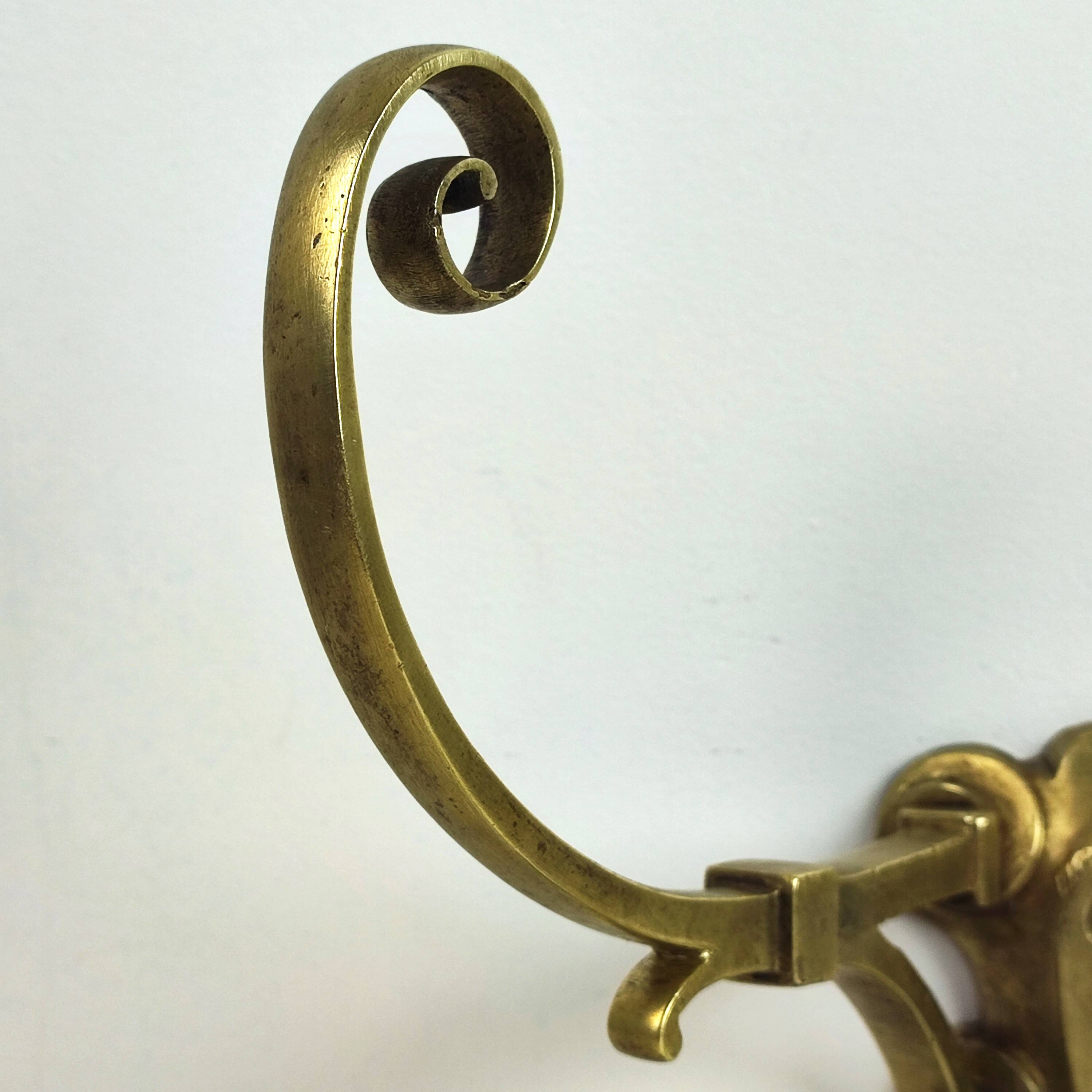 Brass coat hook
