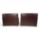 Set of 2 B&B Italia Maxalto Apta Imprimatur leather armchairs by Antonio Ci