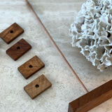 Vintage wooden domino game