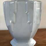 Art Deco cracked ceramic vase