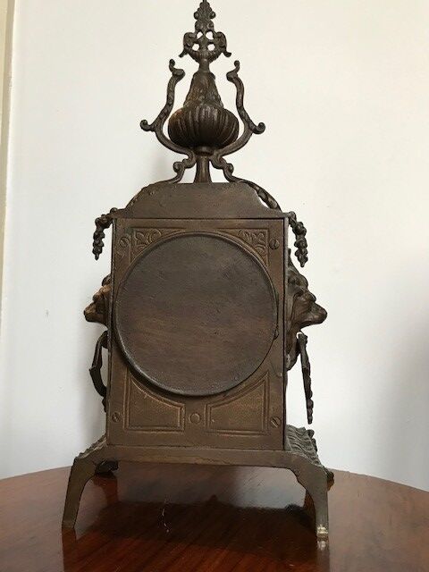 Old clock clock bronze Napoleon III signed Dostal XIXth