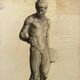 Academic Nude in Antique by Berger dit Lheureux Biloul Fine Arts 20th