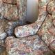 Paire de fauteuils en tissus