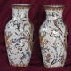 Two earthenware vases from Gien late nineteenth century