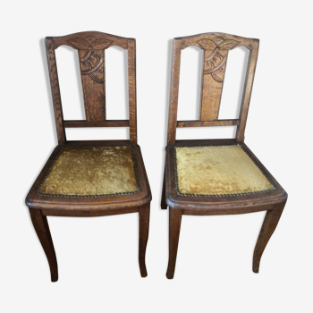 Set of two Art Deco chairs