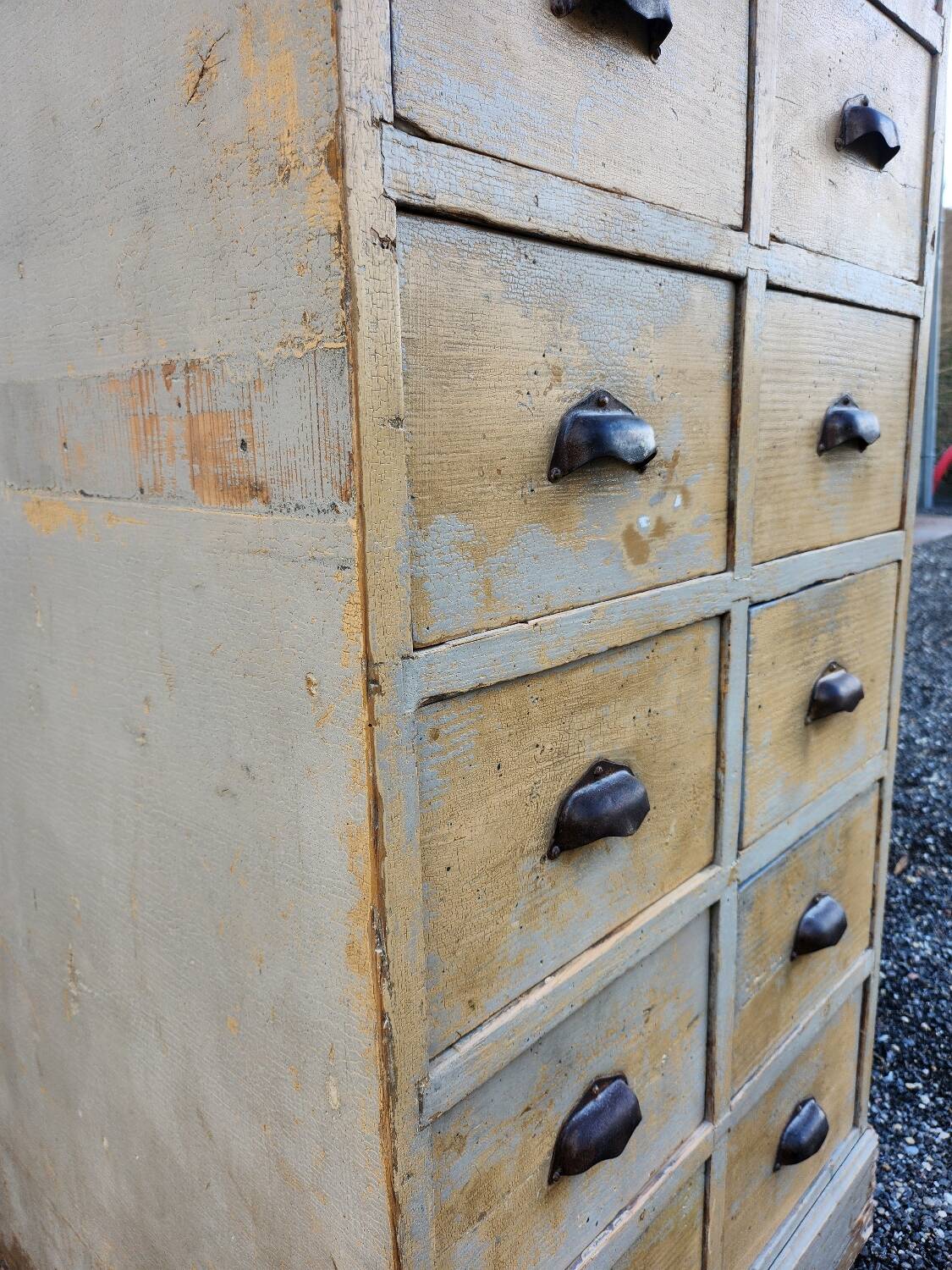 Antique craft furniture with drawers