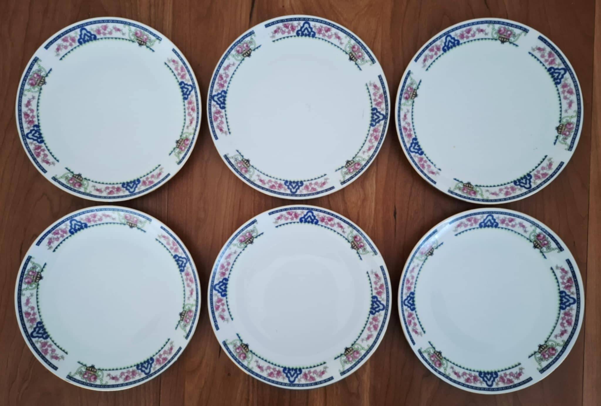Bavarian Porcelain Dessert Set