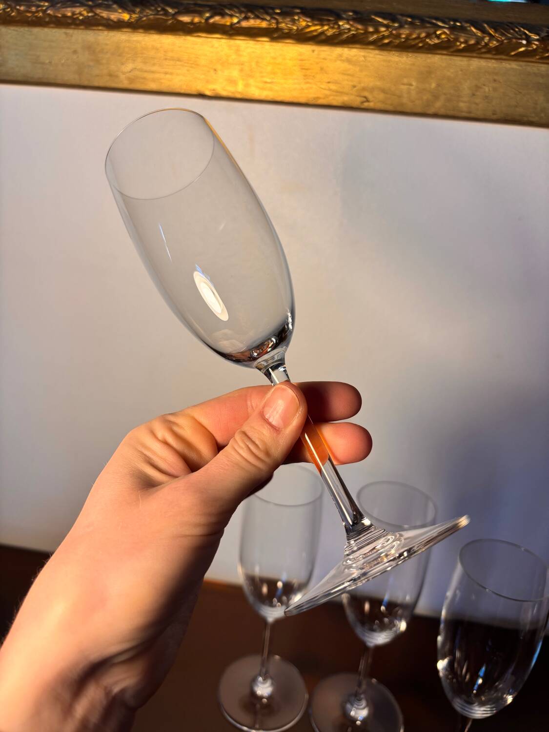 4 Baccarat Perfection champagne flutes