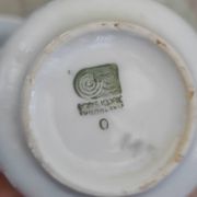 Tasse a café fleurs en porcelaine