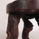 Set of 3 vintage wooden vine bar stools, 1960s