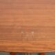 Round vintage Art Deco design dining table  for 4 people