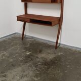 Vintage teak two legged table