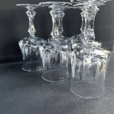 6 Verres à eau – Cristalleries Royales de Champagne - Bayel
