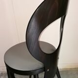 Baumann "seagull" gray velvet chair