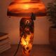 Lampe en verre- art nouveau