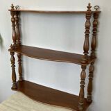 Napoleon III Wall Shelf in Walnut, 19th Century