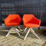 Set of 4 swivel chairs