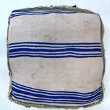 Moroccan kilim pouf