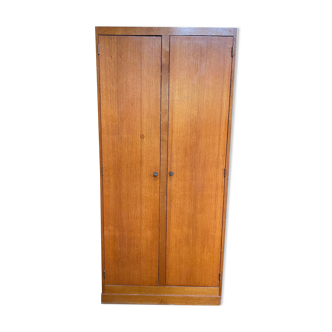 Armoire d’administration en placage de chêne 1950