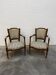 Paire de fauteuils époque Louis XVI