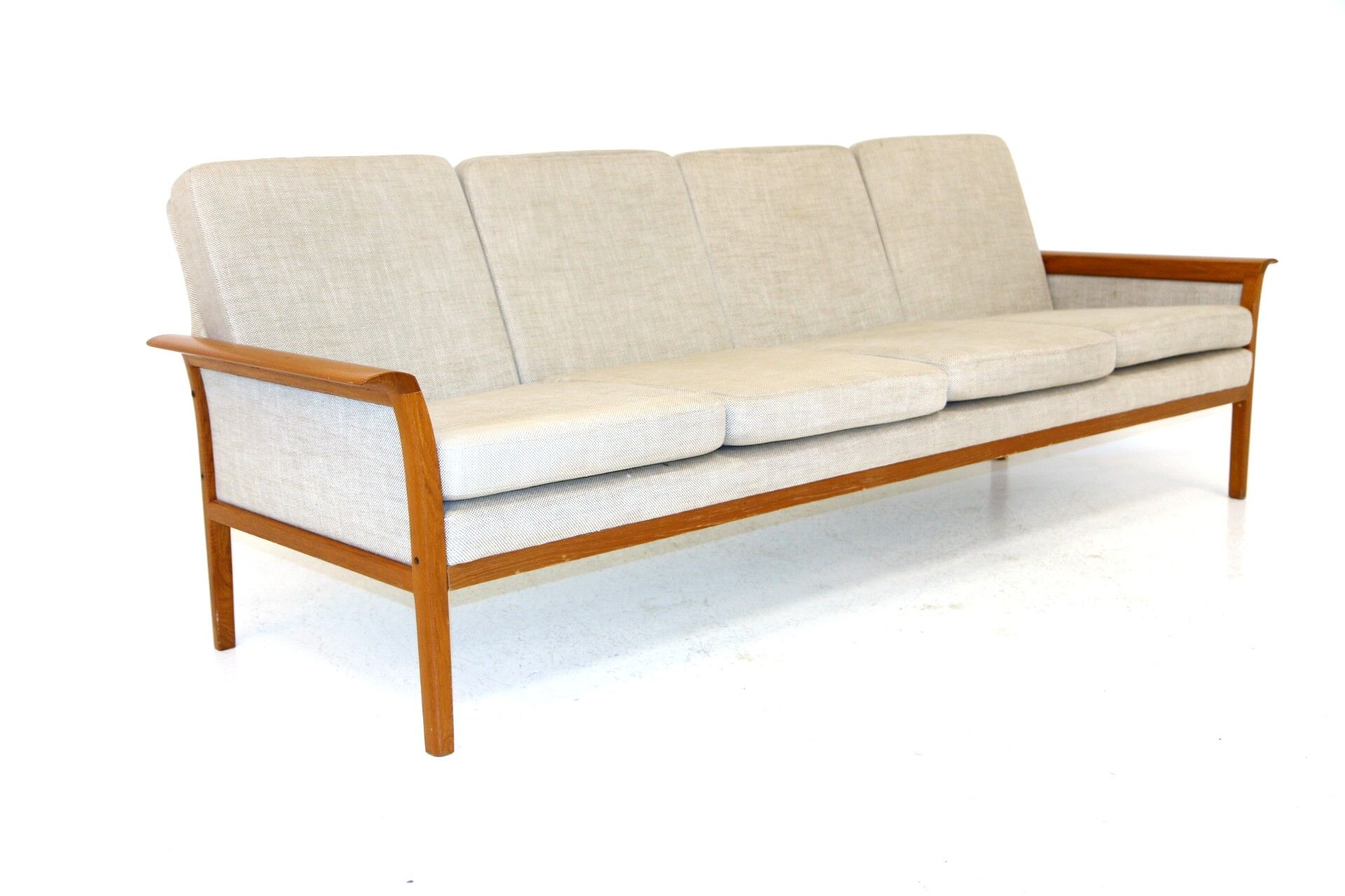 4-seater sofa, Fredrik Kayser for Vatne Møbler, Norway, 1950