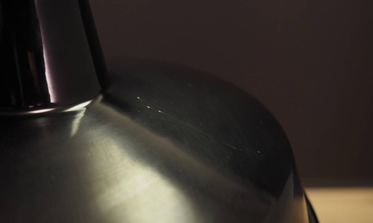 Lampe à suspension noire, design danois, années 1960, production : Danemark