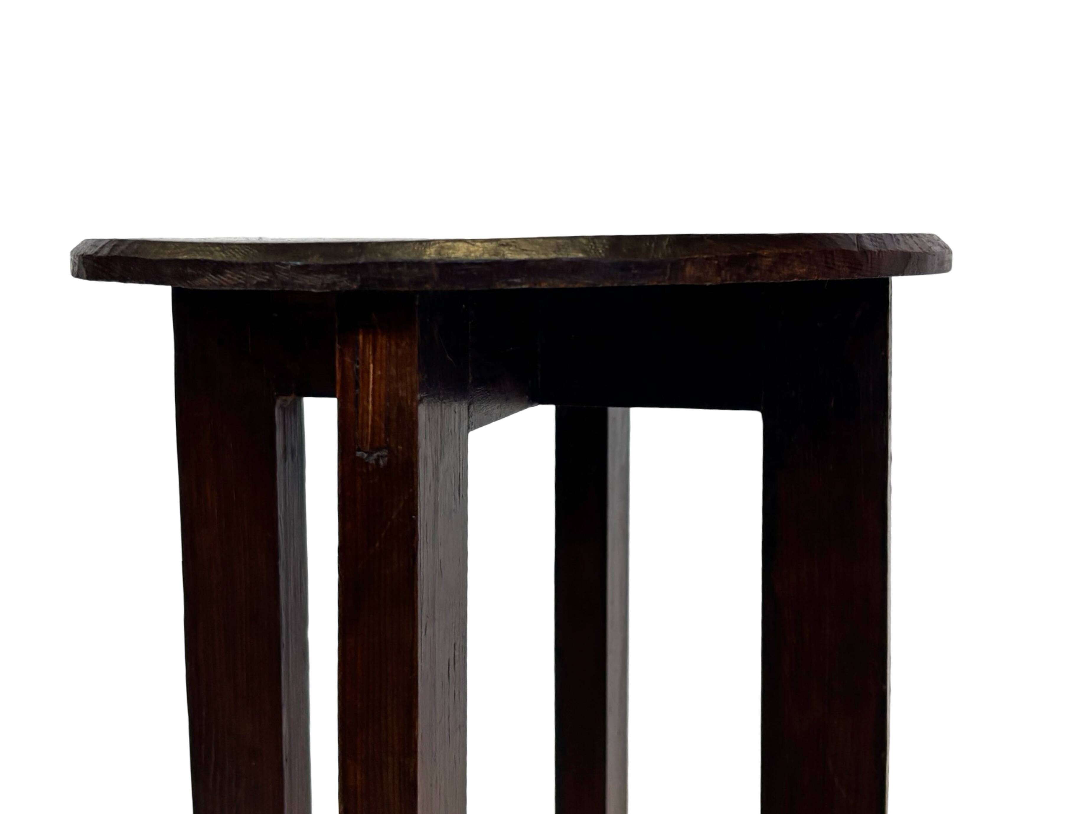 Support de plante Art Déco table d'appoint design École d'Amsterdam minimaliste
