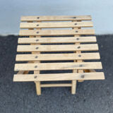 Vintage wooden folding stool