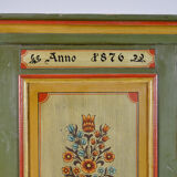 Antique German Hand Painted Cabinet, 1876