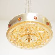 Lampe suspendue, design danois, années 1980, production : Danemark
