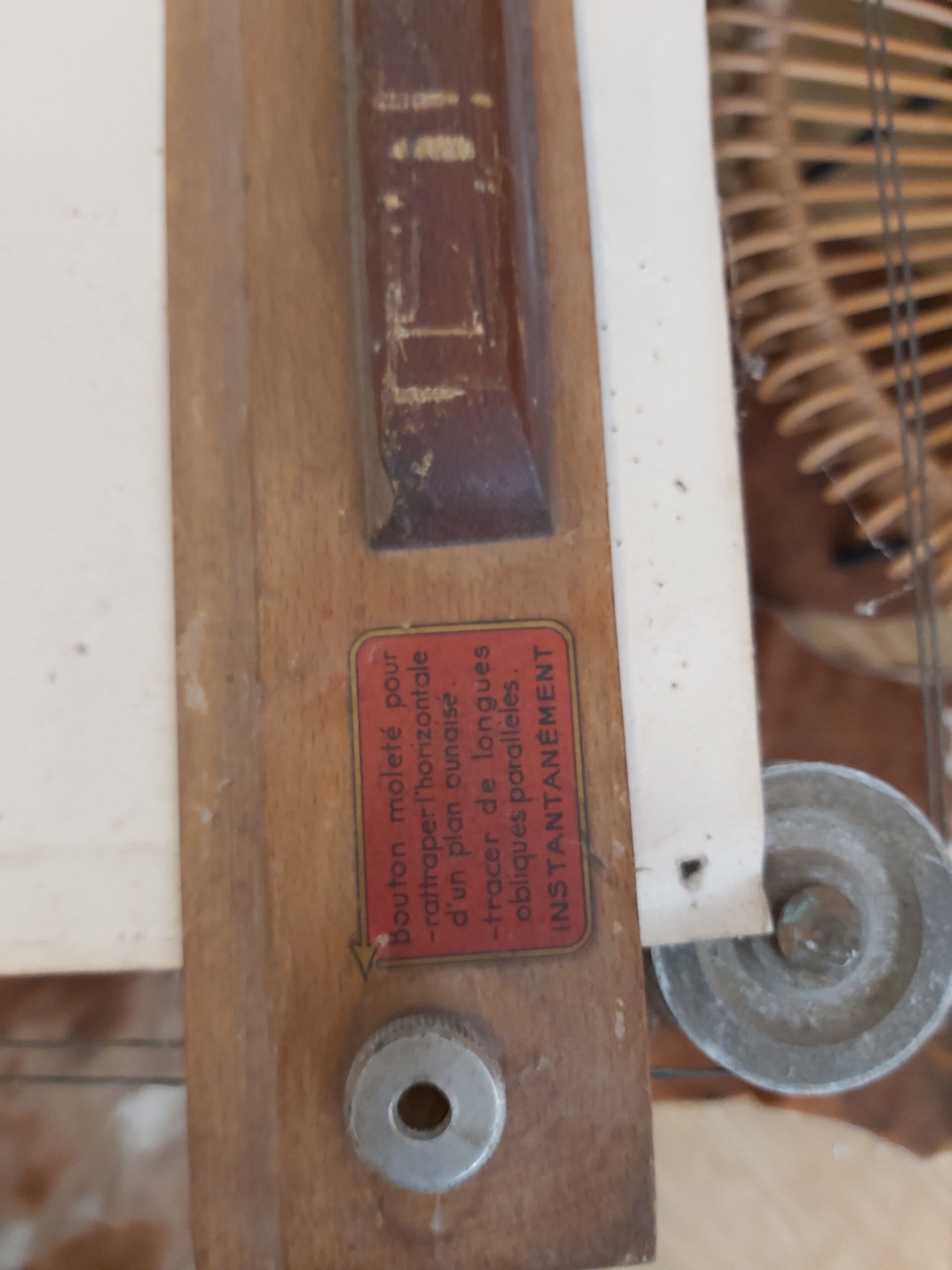 Heliolithe 1950s drawing table