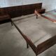 Lit scandinave en palissandre vintage