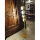 Vintage yellow metal floor lamp