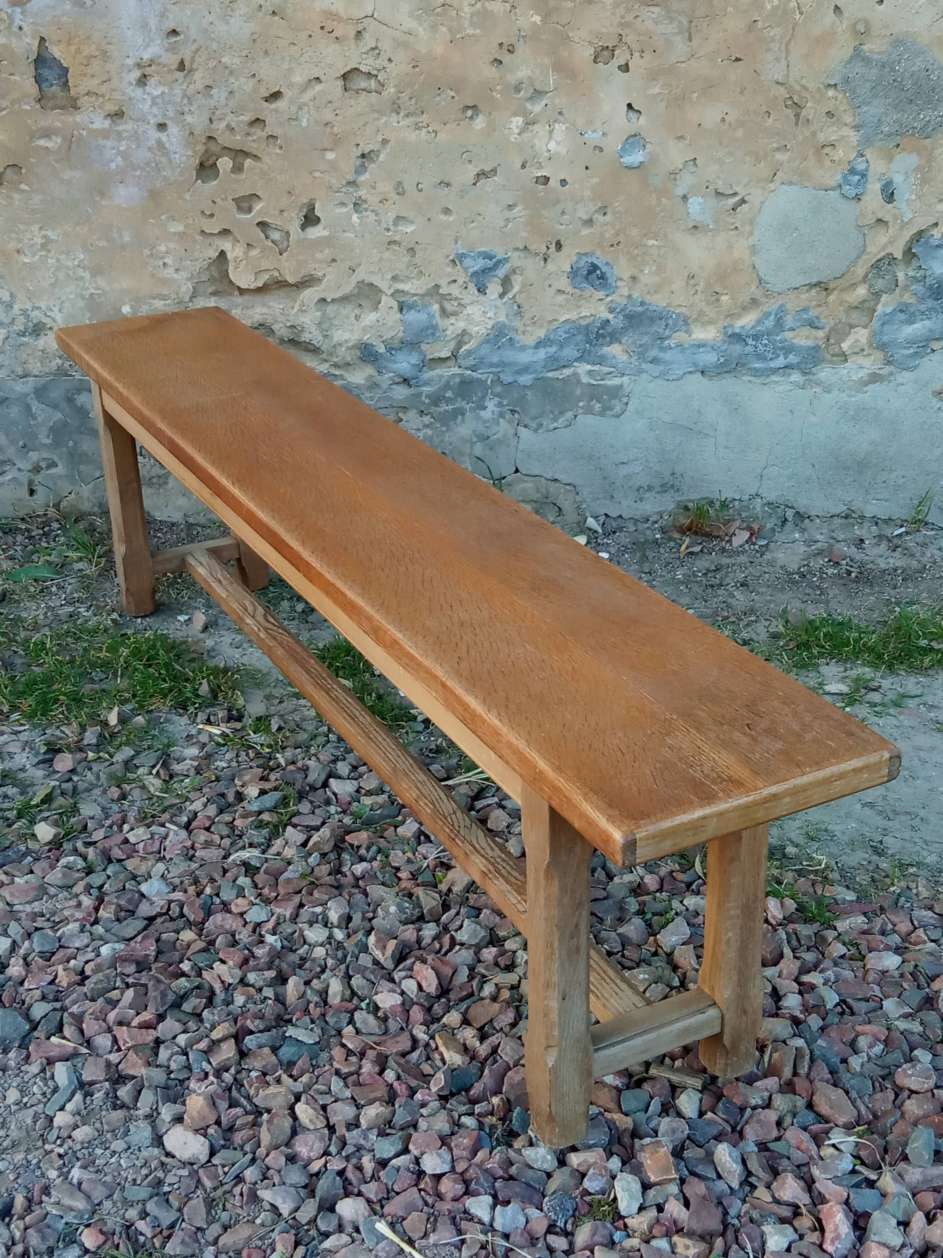 Oak bench