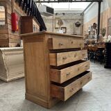 Beech commode, late 19th century