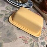 Yellow butter dish
