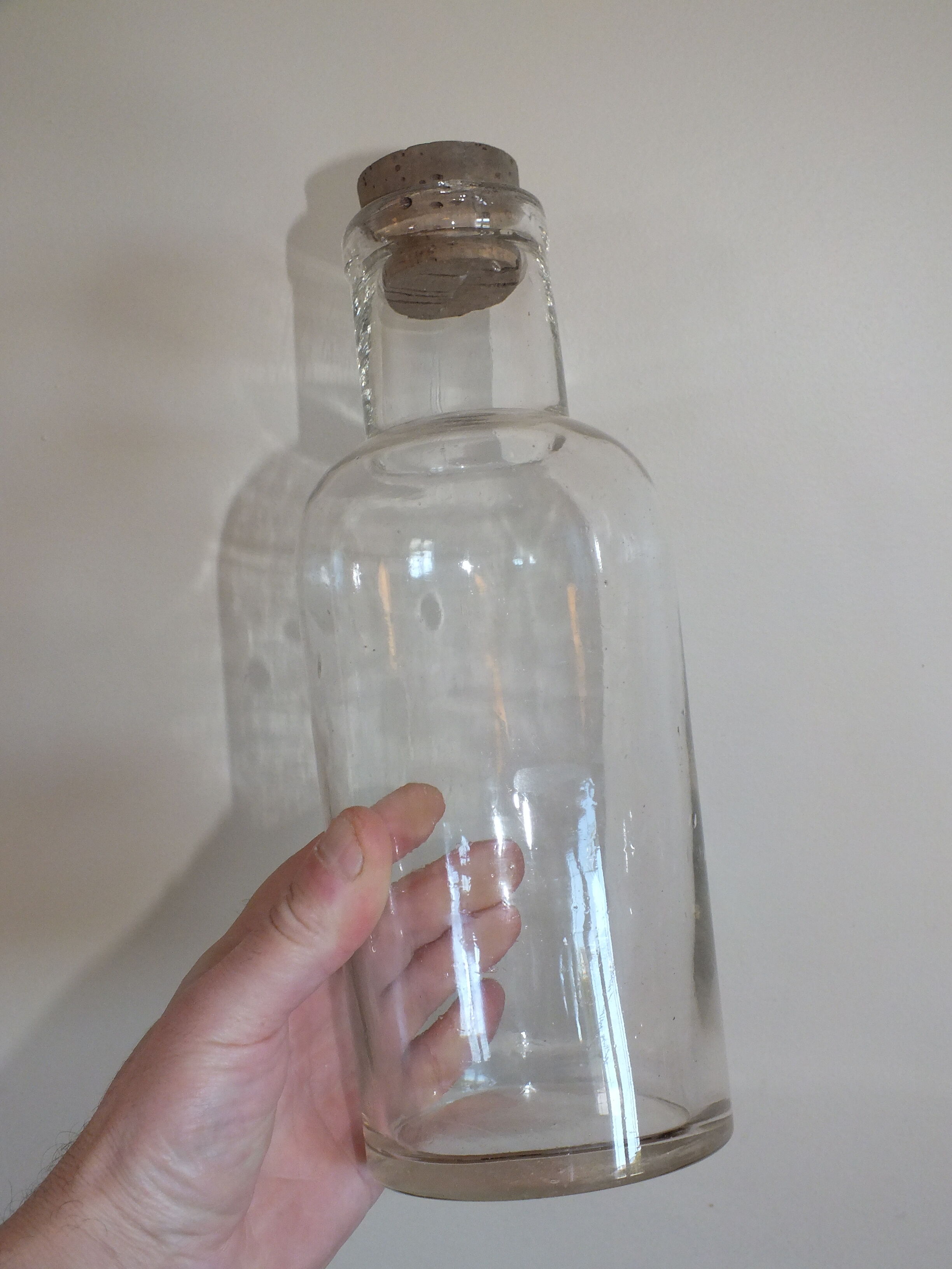Glass pharmacy bottle or bottle - laboratory, apothecary