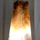 Postmodern Orange Murano Glass and Brass Pendant by La Murrina, Italy, 1980