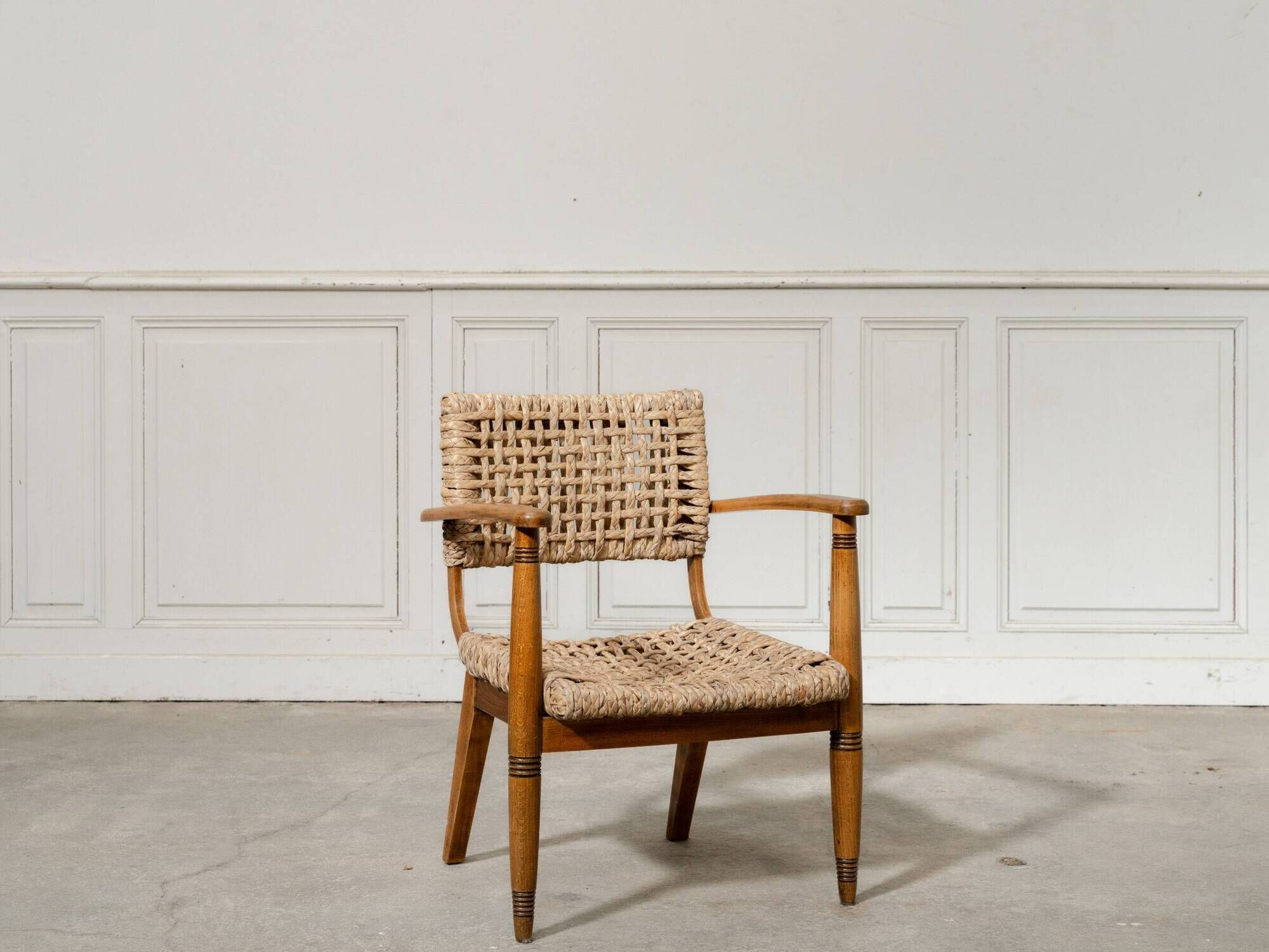 Vintage armchair by A. Audoux & F. Minet, Vibo Vesoul edition