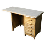 Mid-20th century oak desk for teenager