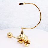 Brass pendulum candle holder
