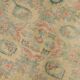 6x9 Soft Beige & Red Geometric Vintage Rug, 181x260 Cm